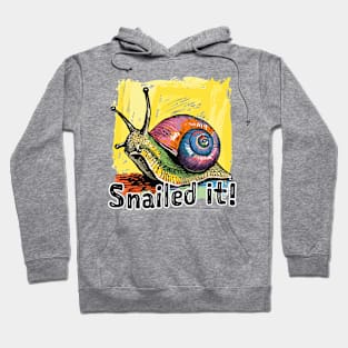 Snailed it! || Snail Pop Art Hoodie